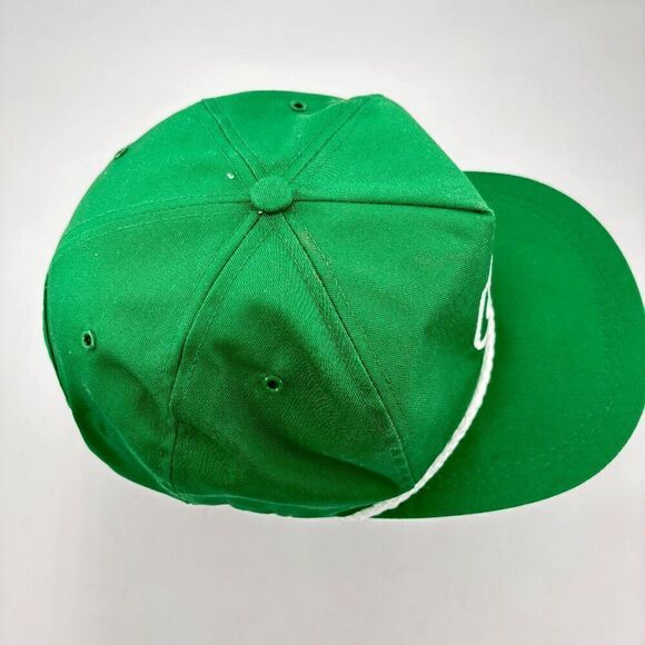Vintage Pioneer Seed Hat Snapback Rope Cap Embroidered Green K Products USA - Picture 5 of 9